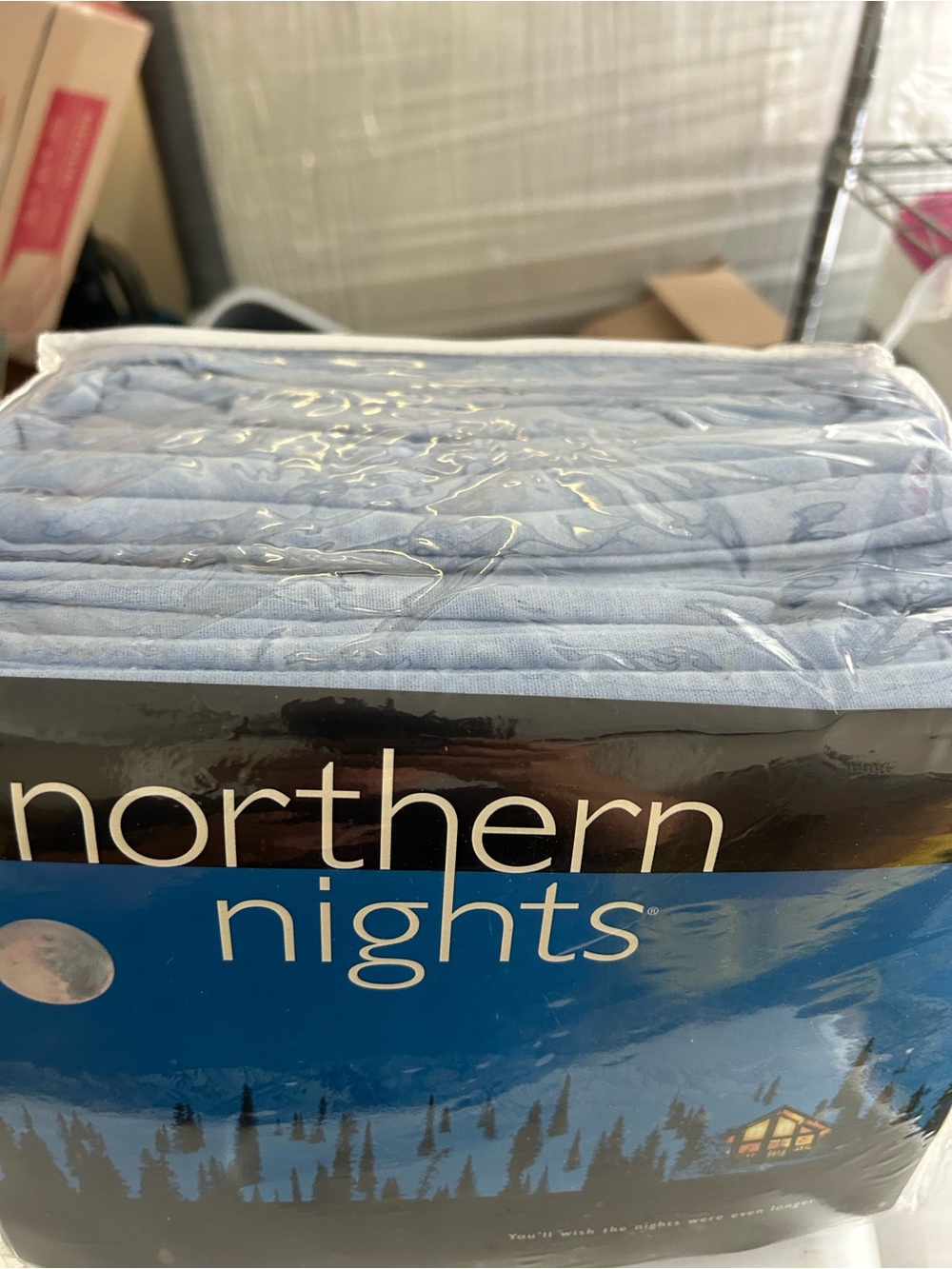 Northern Nights Blue Bedding Set - Picture 3 of 9